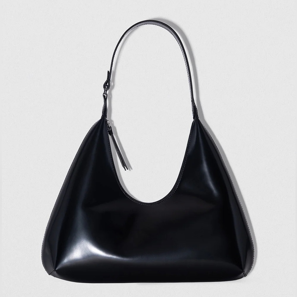 by far amber semi patent black leather bag - Picture 2 of 3